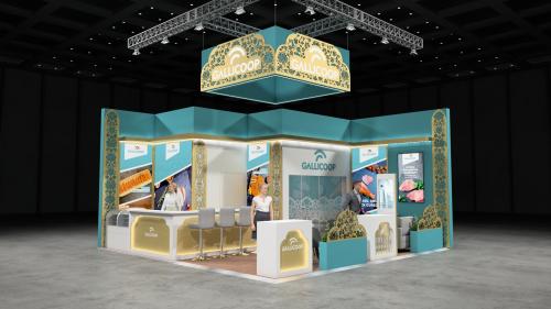 2025 | Gallicoop | Saudi Food Show Riyadh | 3D-Visualisierung